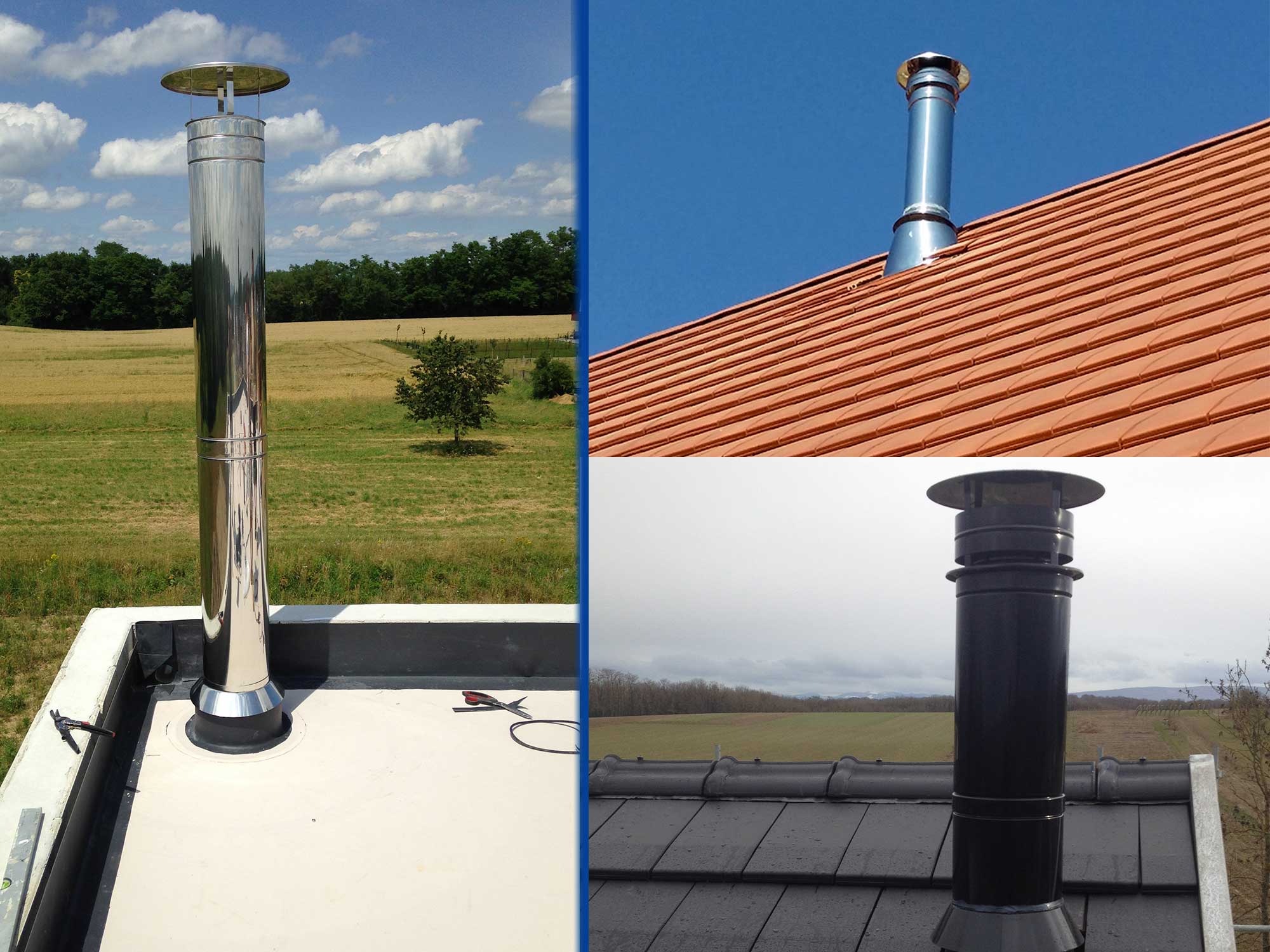 Conduits et tubages de cheminée en Alsace. Chemi'nette Sarl